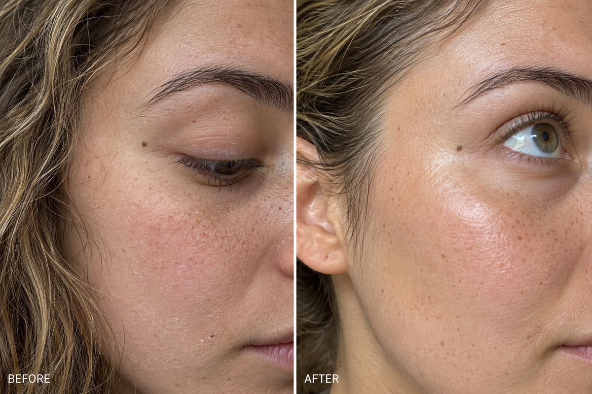 Beauty Bloom customer before and after skin appearance comparison 15