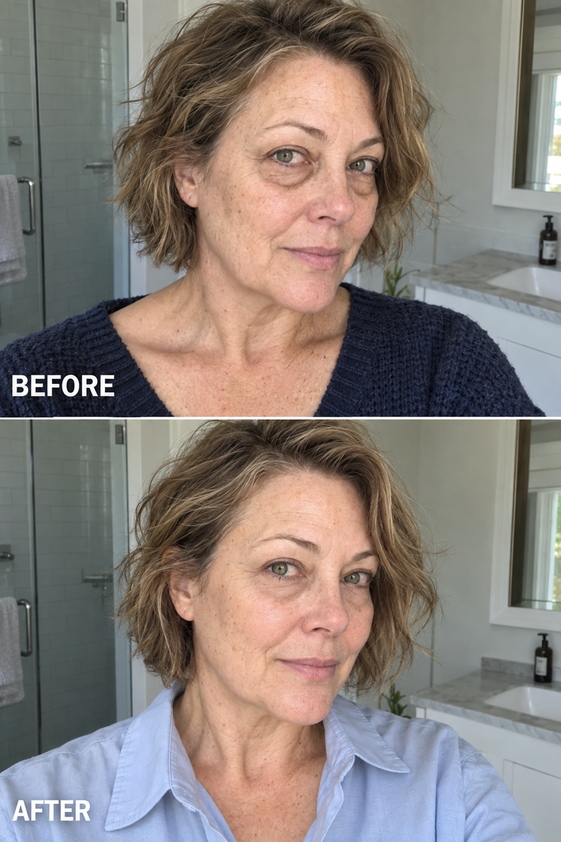 Before and after comparison 4