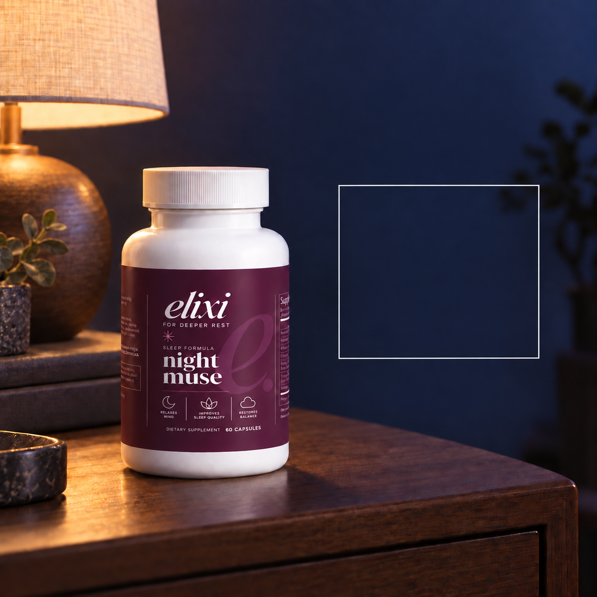 Night Muse 30-day money-back guarantee and Elixi customer support email.