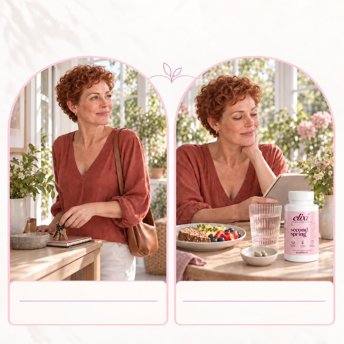 An illustrative Second Spring routine comparison, not a customer result.