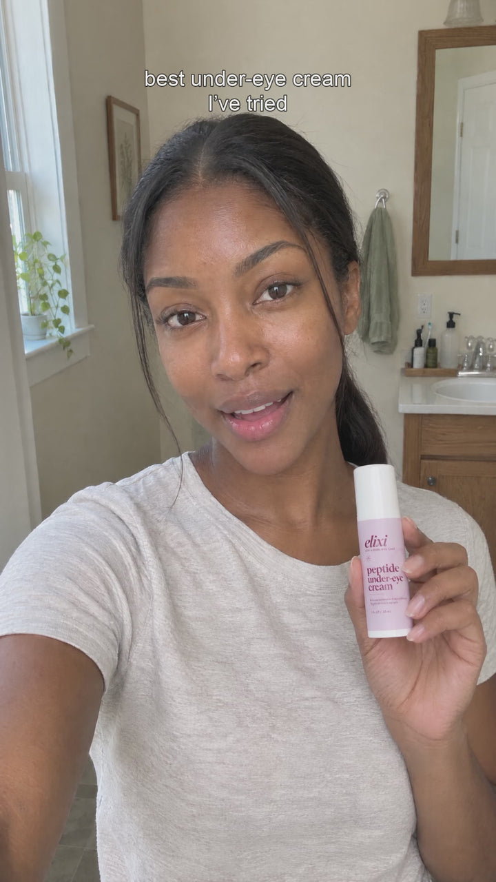 Peptide Under-Eye Cream — third UGC product video